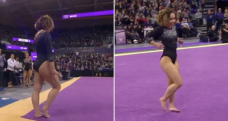 Katelyn Ohashi Scores ANOTHER Perfect 10 in a Gymnastic