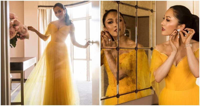 Constance wu shop yellow dress