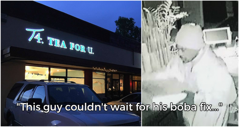 Thief Breaks into Boba Shop at 3 A.M. to ‘make himself a milk tea’