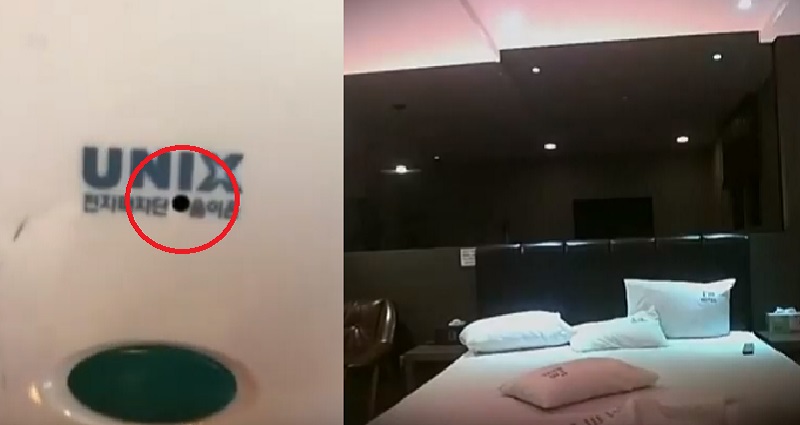 hidden spy cam in hotel