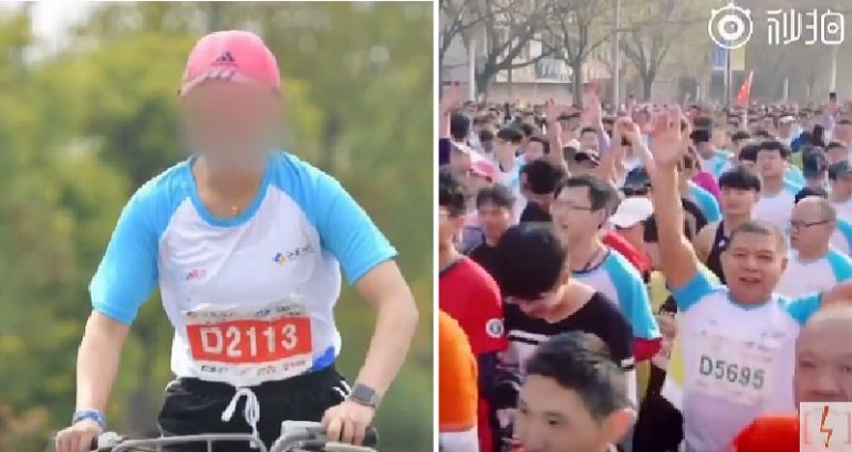 Chinese Marathon Runner Banned Forever for Using Bicycle During Race