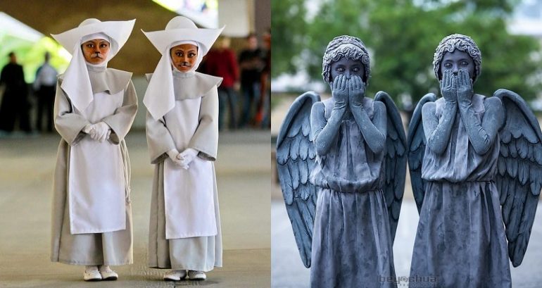 Cosplaying Twin Sisters Wow the Internet With Amazing and Creepy Costumes