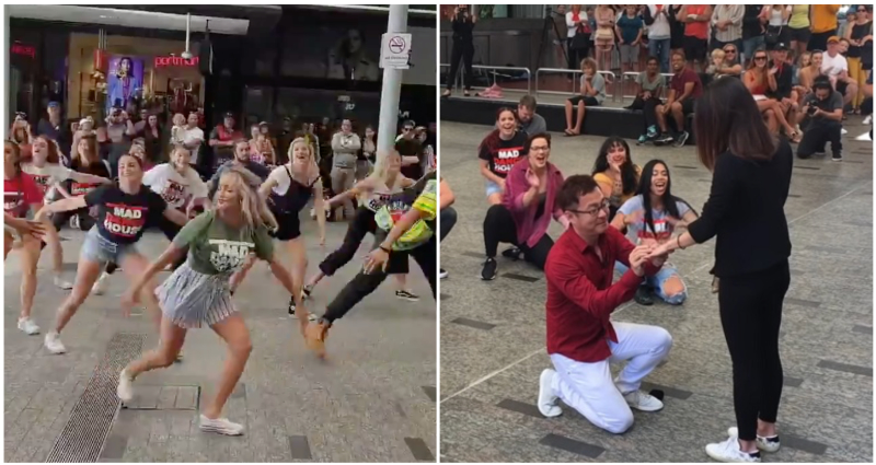 Shoppers Blown Away by Japanese Man’s Heartwarming Flash Mob Marriage Proposal