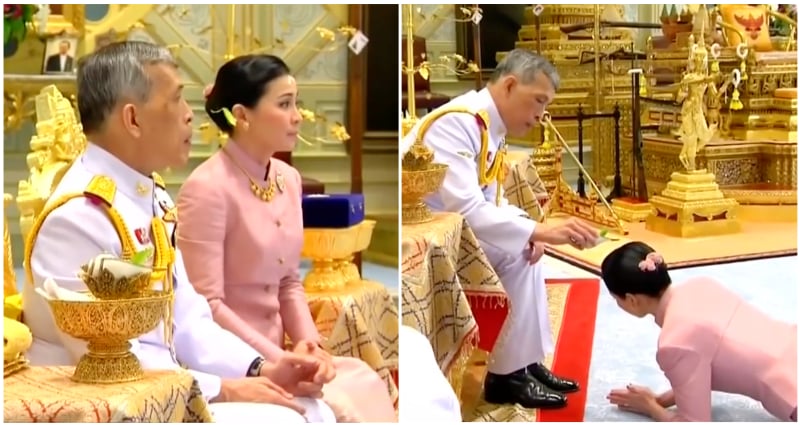 Thai King Surprises Nation by Turning His Bodyguard into a Queen by Marrying Her