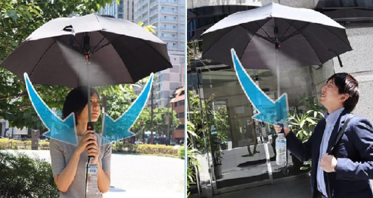 Japan Made the Most Extra Umbrella to Survive Summer Heat