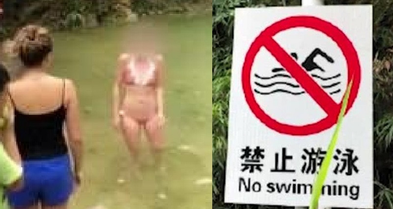 ‘Uncivilized’ Foreign Tourists Anger Chinese Netizens for Refusing to Get Out of ‘Off-Limits’ Lake