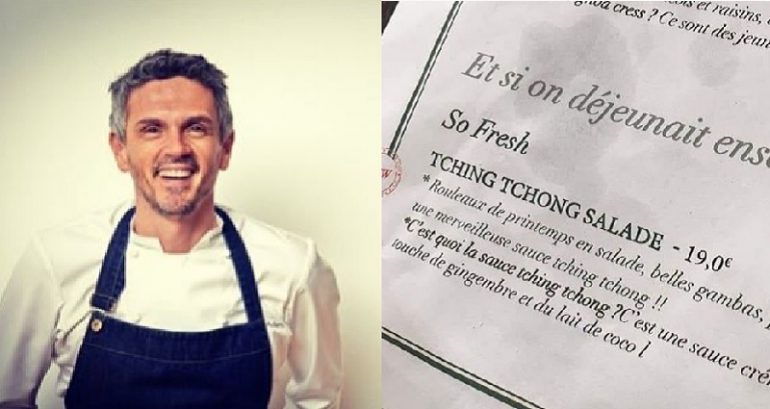 French Chef Apologizes After Online Backlash Over Racist ‘Tching Tchong’ Salad