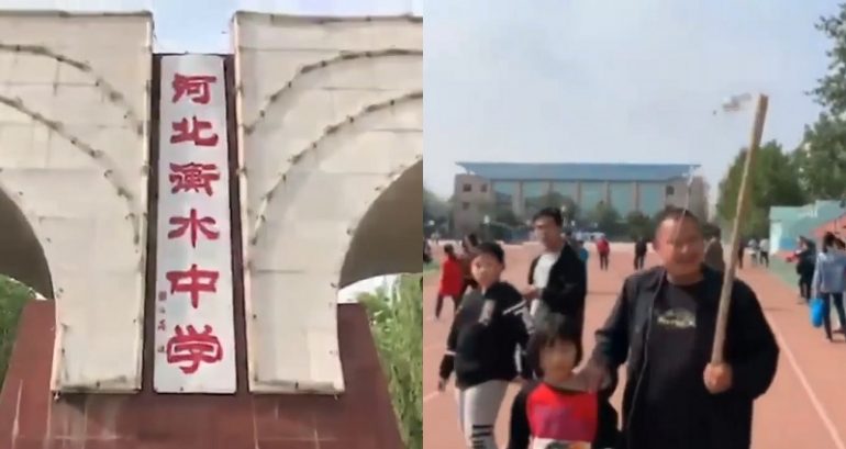 Chinese Father Makes Sick Daughter Attend School Open Day While She’s Attached to an IV Drip