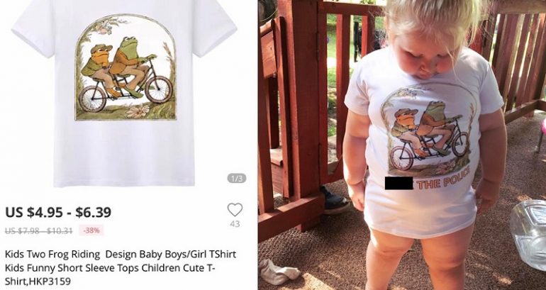 Mom Left Speechless After Receiving a Kid’s Shirt Off AliExpress