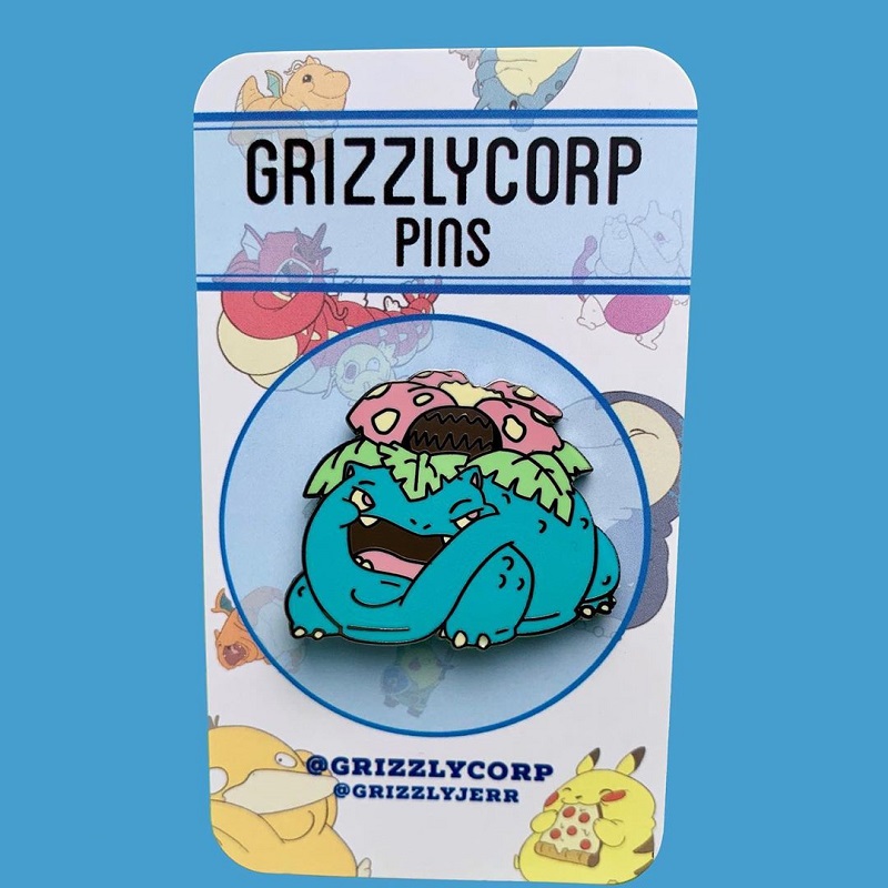Jeremiah Cortez, the shop owner of Grizzlycorp, is giving everyone the cuteness overload with his incredibly adorable chubby Pokémon pins.
