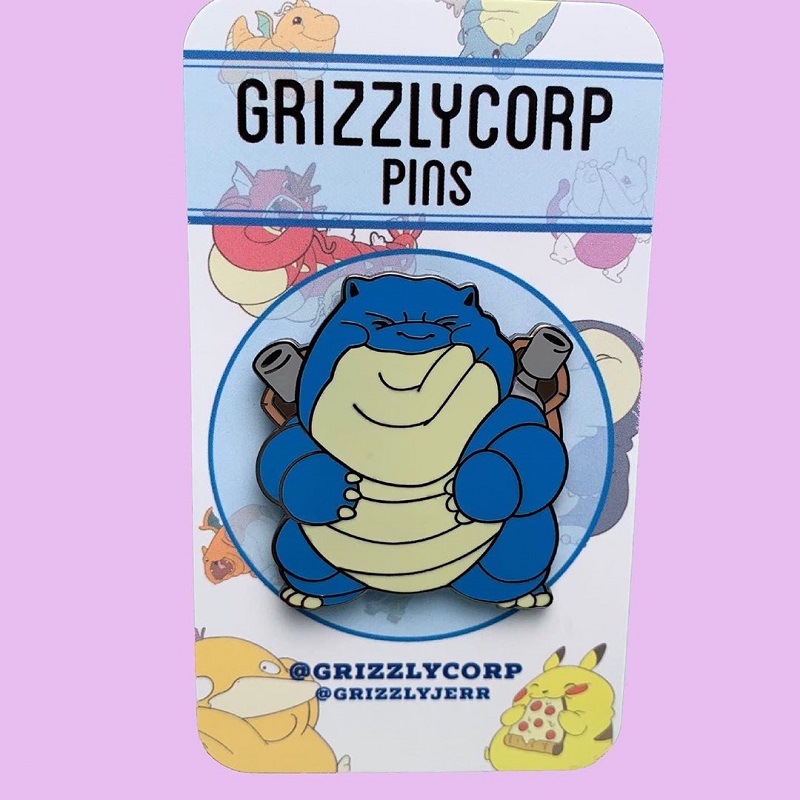 Jeremiah Cortez, the shop owner of Grizzlycorp, is giving everyone the cuteness overload with his incredibly adorable chubby Pokémon pins.