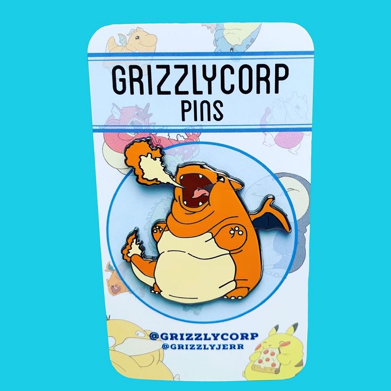 Jeremiah Cortez, the shop owner of Grizzlycorp, is giving everyone the cuteness overload with his incredibly adorable chubby Pokémon pins.