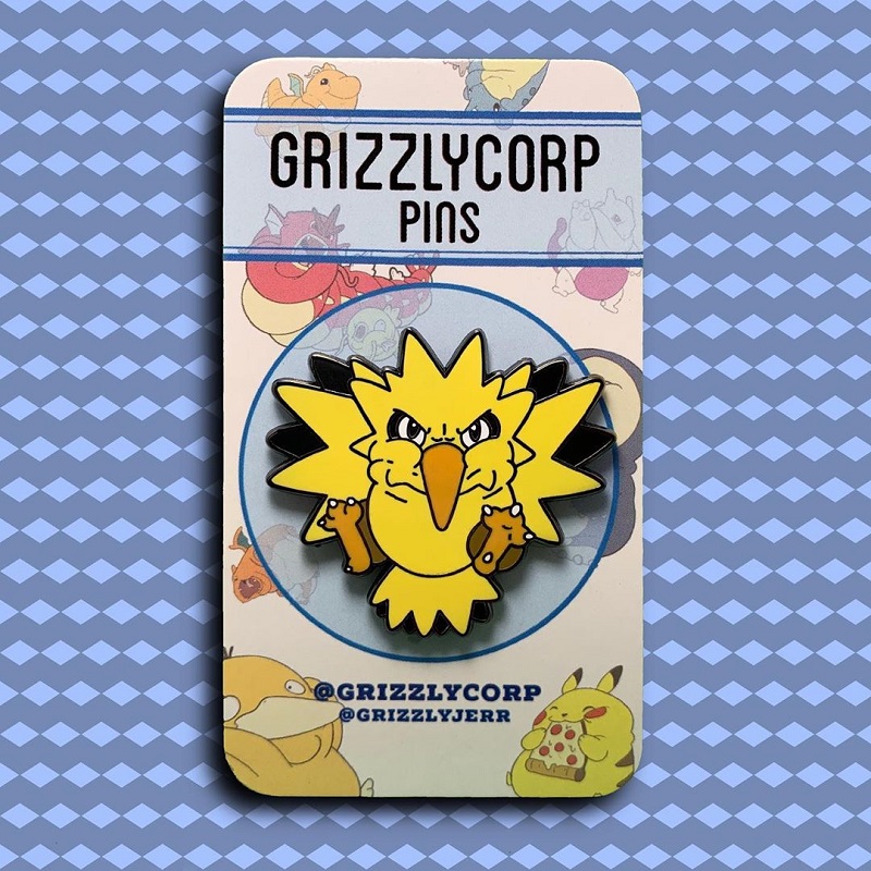 Jeremiah Cortez, the shop owner of Grizzlycorp, is giving everyone the cuteness overload with his incredibly adorable chubby Pokémon pins.