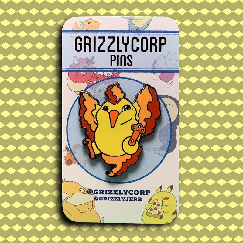 Jeremiah Cortez, the shop owner of Grizzlycorp, is giving everyone the cuteness overload with his incredibly adorable chubby Pokémon pins.