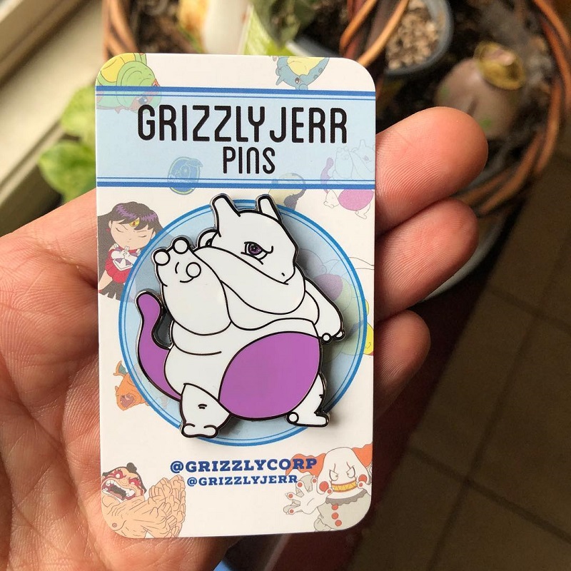 Jeremiah Cortez, the shop owner of Grizzlycorp, is giving everyone the cuteness overload with his incredibly adorable chubby Pokémon pins.