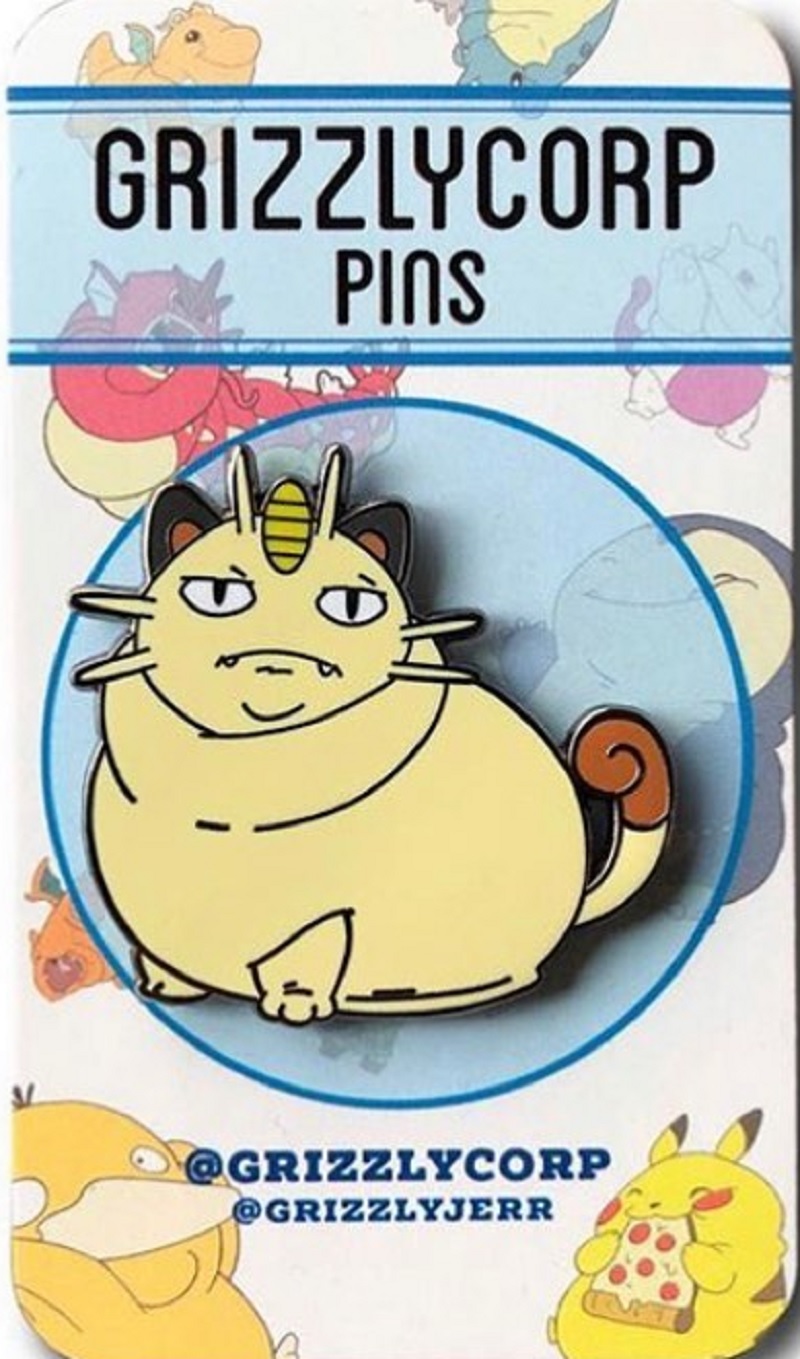 Jeremiah Cortez, the shop owner of Grizzlycorp, is giving everyone the cuteness overload with his incredibly adorable chubby Pokémon pins.