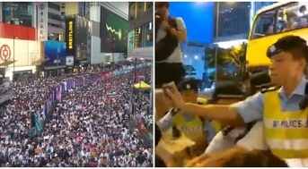 Over a Million People in Hong Kong Flood the Streets to Protest Against ‘Dangerous’ New Bill
