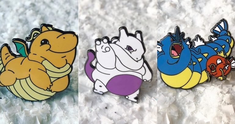 Artist Creates Super Chubby Pokémon Pins That Will Make You Squeal