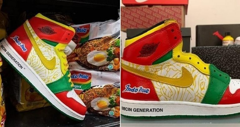Genius Sneaker Fans Make Unofficial Air Jordan x Indomie Noodle Collaboration