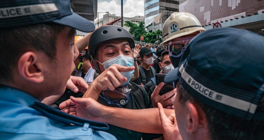 China Censors Hong Kong Protest News to Blame ‘Riots’ on America