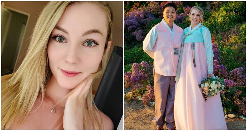 800px x 425px - Twitch Streamer Marries Korean Boyfriend, 'Honored' to Wear Hanbok for  Wedding