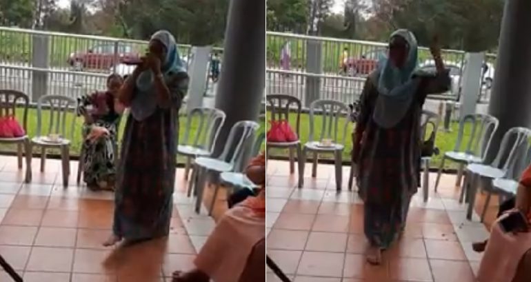 Hardcore Auntie Totally Slays Karaoke with Nirvana’s ‘Smells Like Teen Spirit’