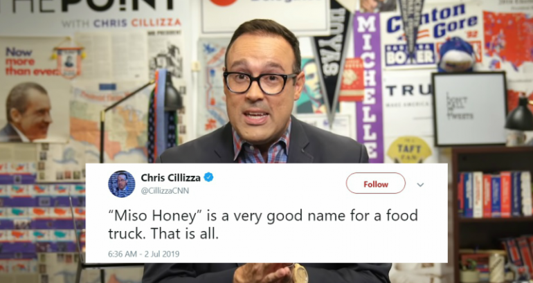 CNN Commentator Sparks Outrage After Tweeting ‘Miso Honey’ is a ‘Very Good’ Food Truck Name