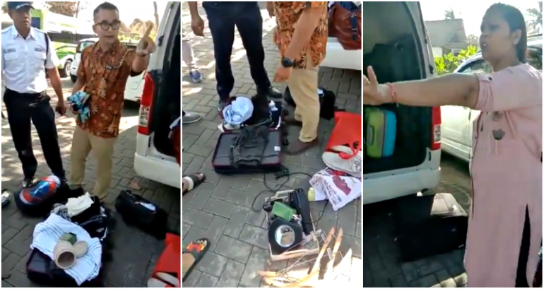 Family Caught Stealing Accessories, Electronics from Bali Hotel