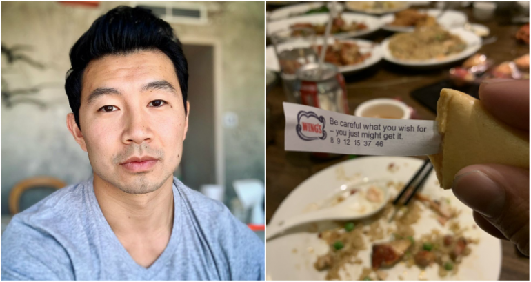 Simu Liu Gets Fortune Cookie Saying ‘Be Careful What You Wish For’ After Wishing to Be Shang-Chi