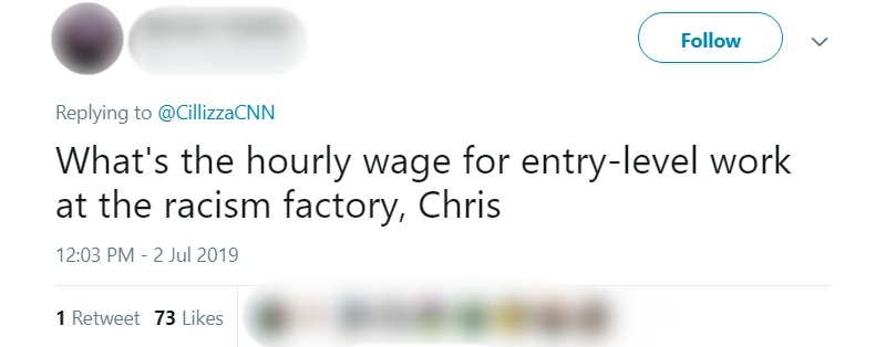A political commentator for CNN has come under fire after posting a tone-deaf tweet suggesting “Miso Honey” was an excellent choice for a food truck name.