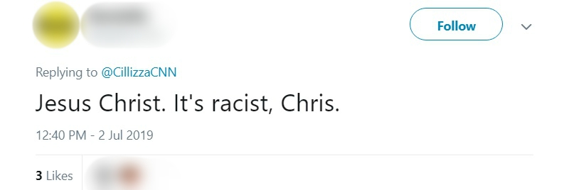 A political commentator for CNN has come under fire after posting a tone-deaf tweet suggesting “Miso Honey” was an excellent choice for a food truck name.