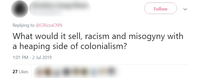 A political commentator for CNN has come under fire after posting a tone-deaf tweet suggesting “Miso Honey” was an excellent choice for a food truck name.