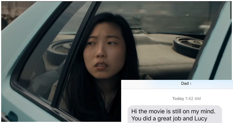Awkwafina Got the Most Supportive Text From Her Dad After He Watched ‘The Farewell’