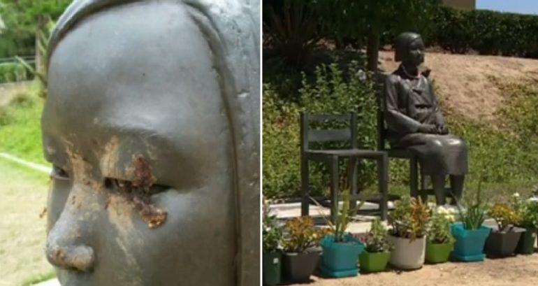 Vandals Deface Memorial Honoring Korean Comfort Women in Los Angeles