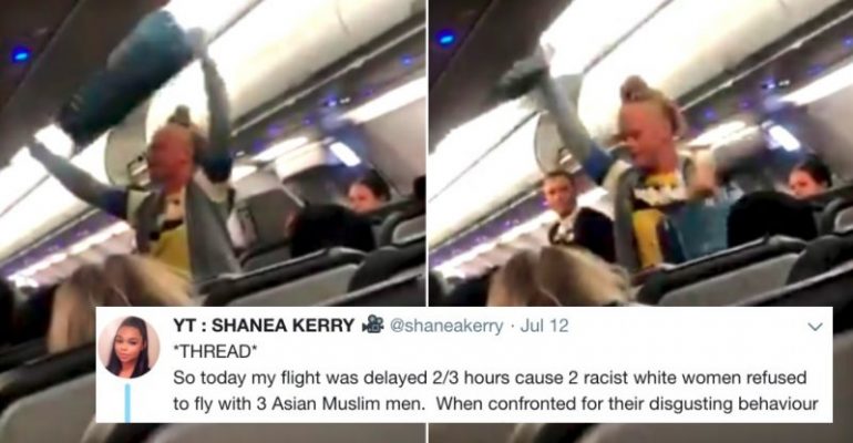 Women Delay Flight for 70 Minutes After Whining About ‘Terrorist’ Muslim Passengers