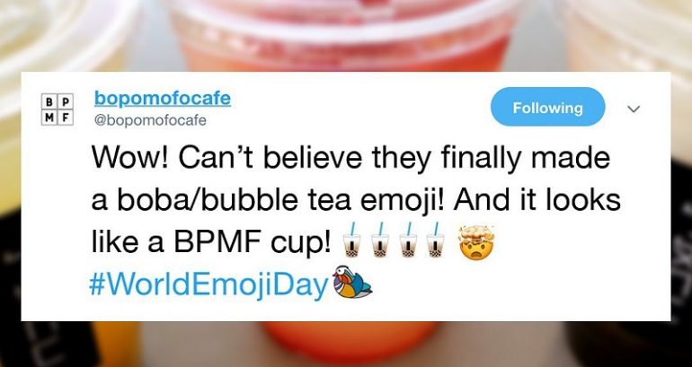 Philip Wang’s Boba Cafe Trolls the Internet With a Boba Emoji