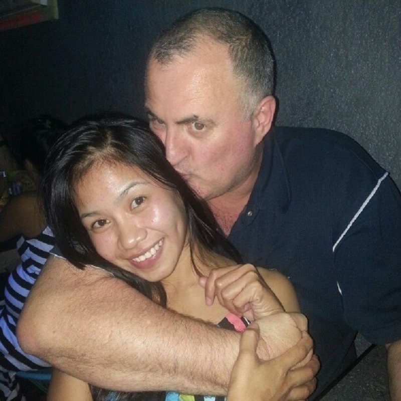 The Filipino girlfriend of a retired policeman from Australia was pregnant when he allegedly staged her death to make it look like a suicide.