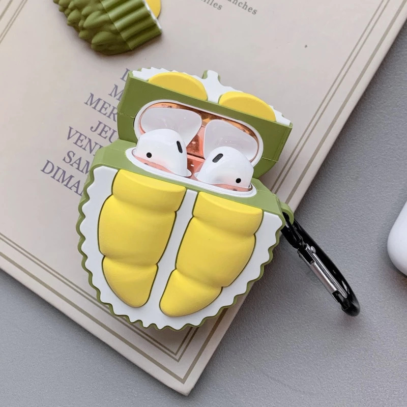 Check out Kawaii Nation’s latest Durian AirPod case, a fitted container for Apple’s AirPods and AirPods 2.