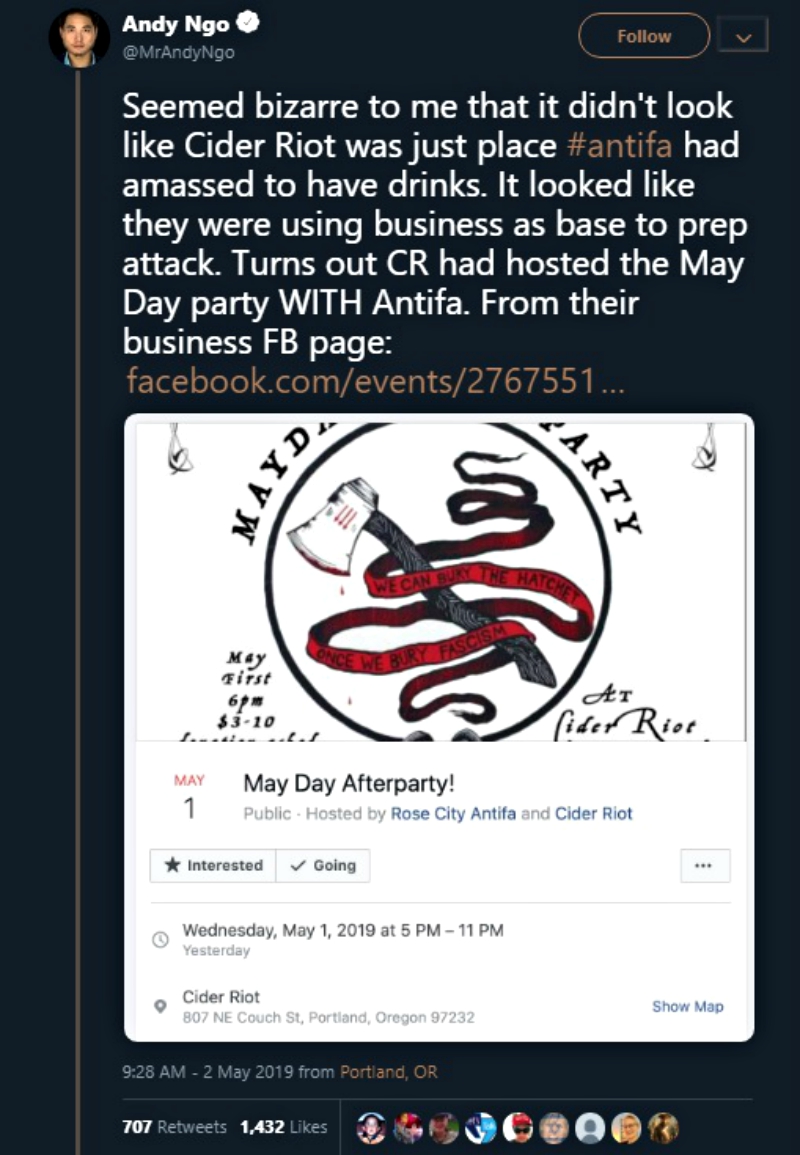 Andy Ngo, the conservative journalist who was attacked at a left-wing protest in Portland, Oregon earlier this summer, has left his job as an editor for Quillette, the website’s editor-in-chief announced on Monday.