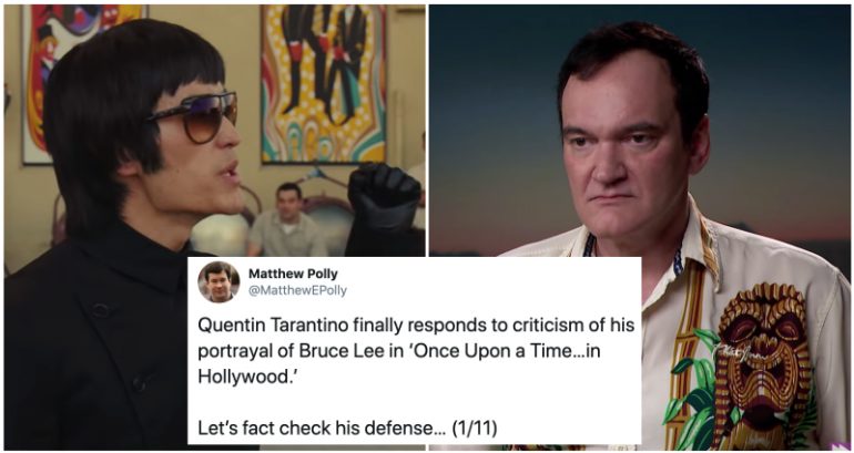 ‘Bruce Lee Was Kind of An Arrogant Guy’ Tarantino Says Defending Bruce Lee Fight Scene