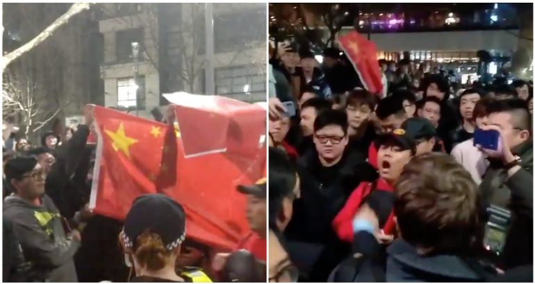 Pro-Hong Kong, Pro-China Protesters Violently Clash During Melbourne Rally