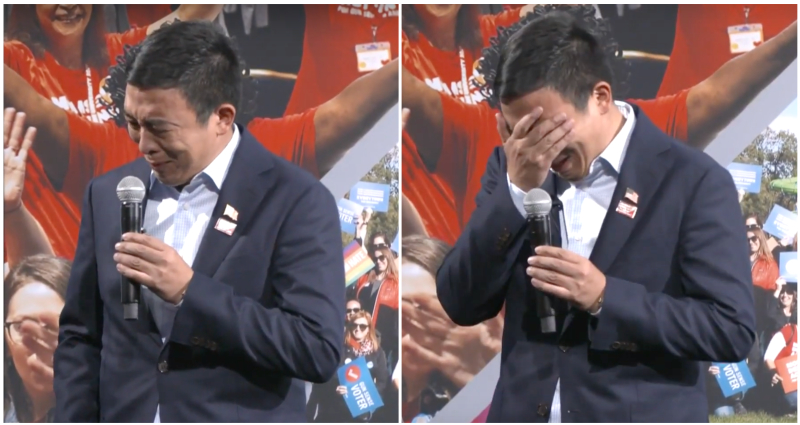 Andrew Yang Breaks Down Talking to Woman Who Lost 4-Year-Old Daughter to Gun Violence