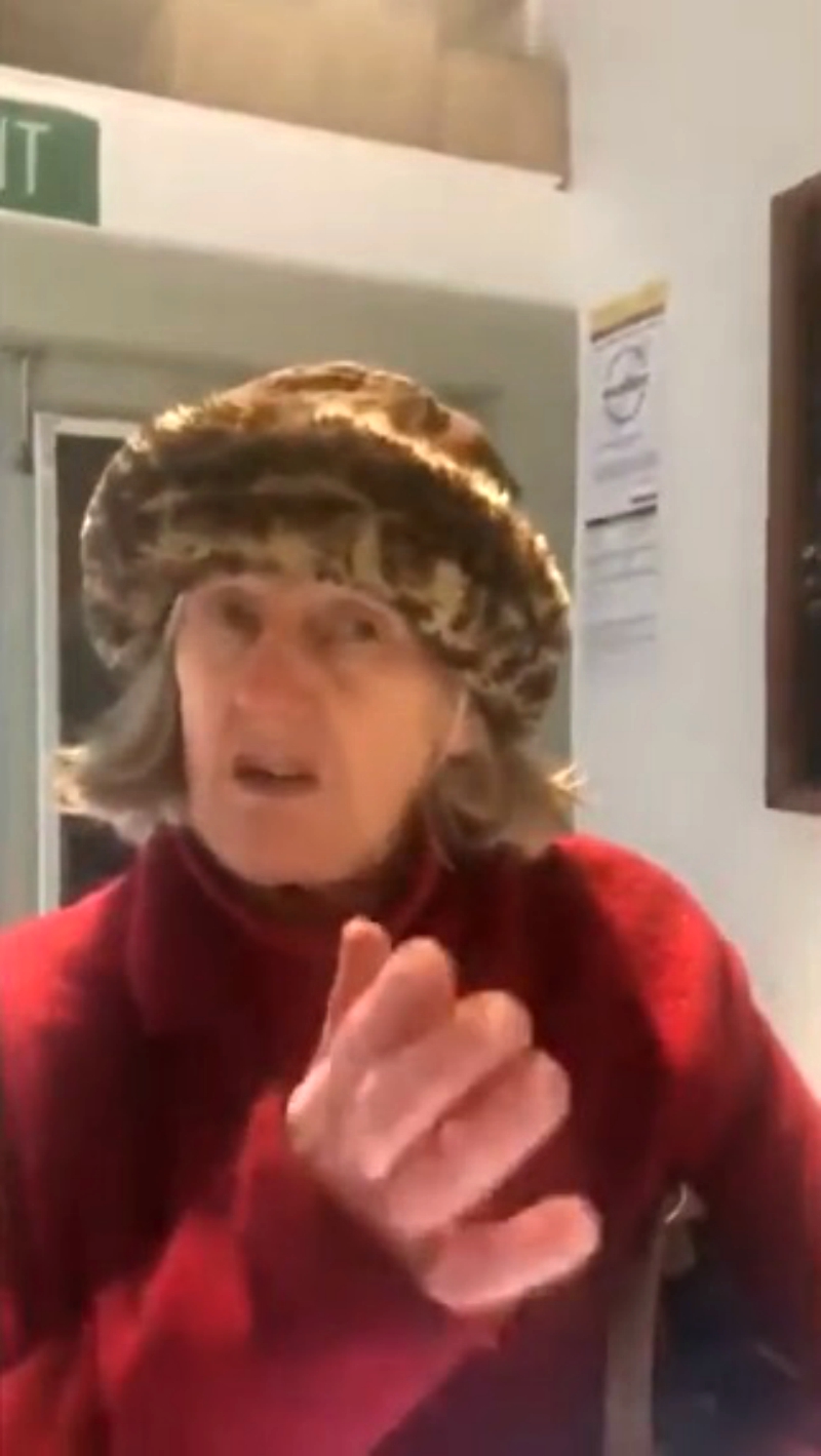 An elderly woman in New Zealand allegedly stormed a vegan restaurant to rant against its dietary principles while insulting its owner with a racially-charged expletive.