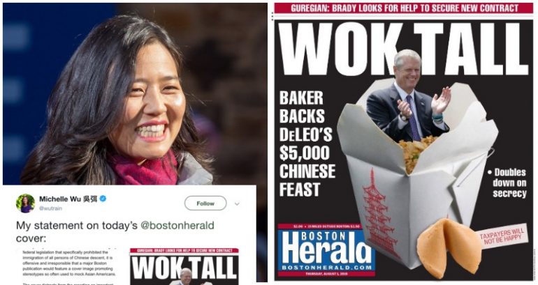 Boston Herald Faces Backlash for Using ‘Wok Tall’ on Magazine Cover