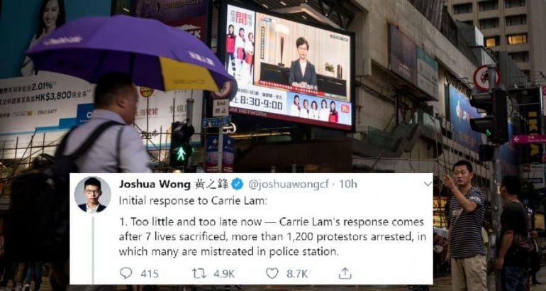 Why Hong Kong’s Protesters Aren’t Celebrating the End of the Extradition Bill