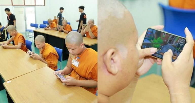 3 High School Monks Win Esports Tournament in Thailand