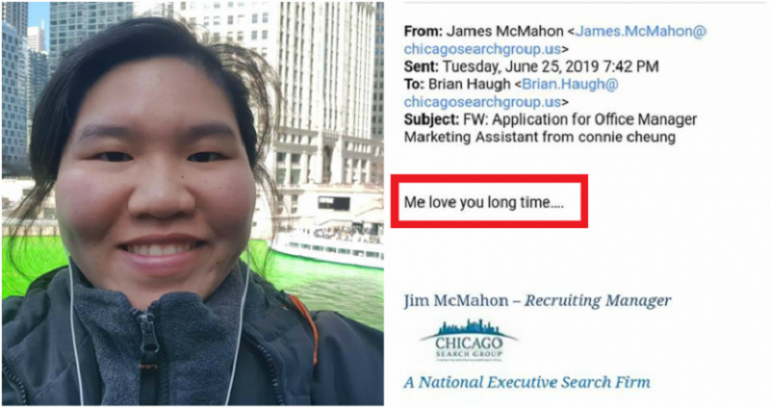 Woman Who Received ‘Me Love You Long Time’ Email Now Has a Job Helping Immigrants