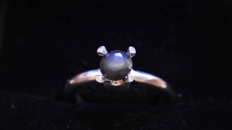 Kiwami Japan, a Japanese YouTuber famous for turning random objects into knives like pasta, fish, and even underwear, created a cheap engagement ring using fingernail clippings he collected for an entire year.