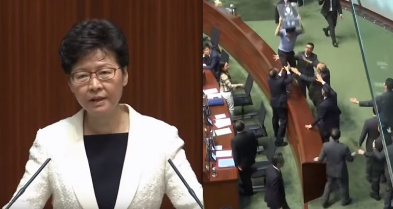 Hong Kong Misses Chance to Formally Withdraw Extradition Bill When Lawmakers Start Shouting Match