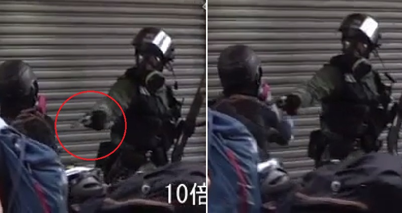 High School Student Shot By HK Police During Violent Clash in Hong Kong